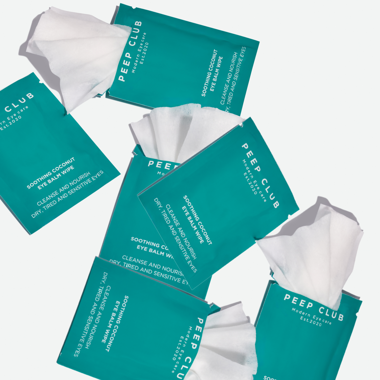 Soothing Coconut Eye Balm Wipes (10x Pack)